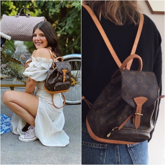 Beautiful ❤Authentic LV Montsouris Mini Backpack Bag Monogram - Picture 2 of 16